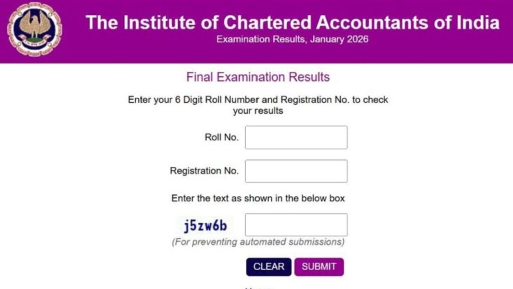 CA Foundation Result