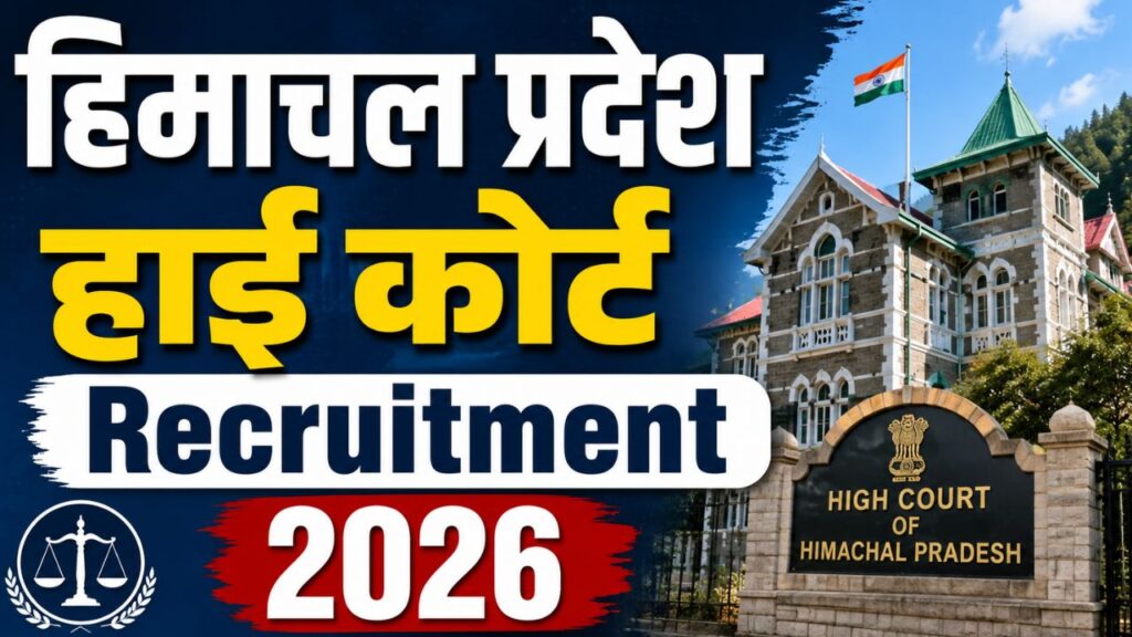 High Court Recruitment 2026