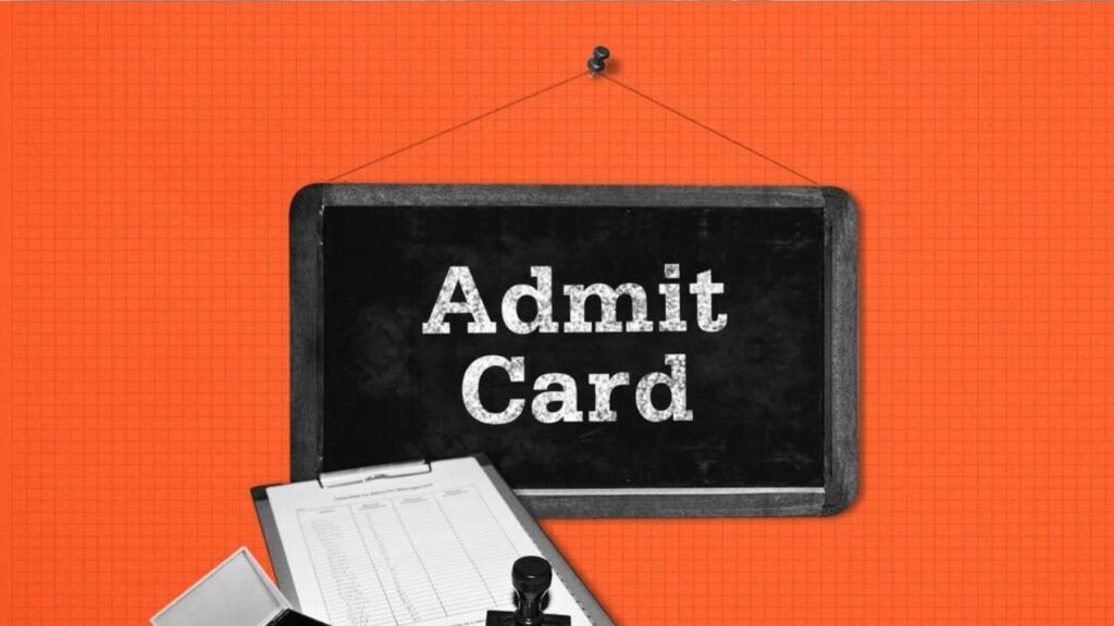 admit card